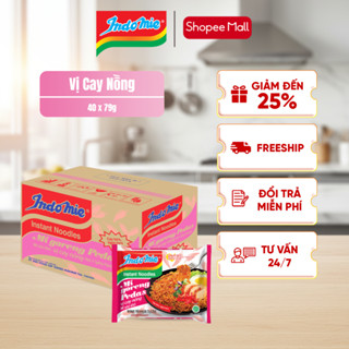 Mì Trộn Indomie Vị Cay Nồng 79g x Thùng 40 Gói