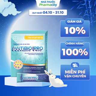 Men vi sinh BAYER Antibio Pro hỗ trợ đường ruột khỏe mạnh (Hộp 20 Gói)
