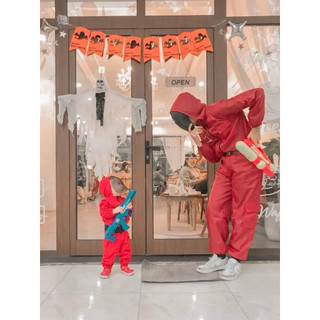 squid game bộ quần áo squidgame hoá trang halloween không kèm mặt nạ trong phim trò chơi con mực