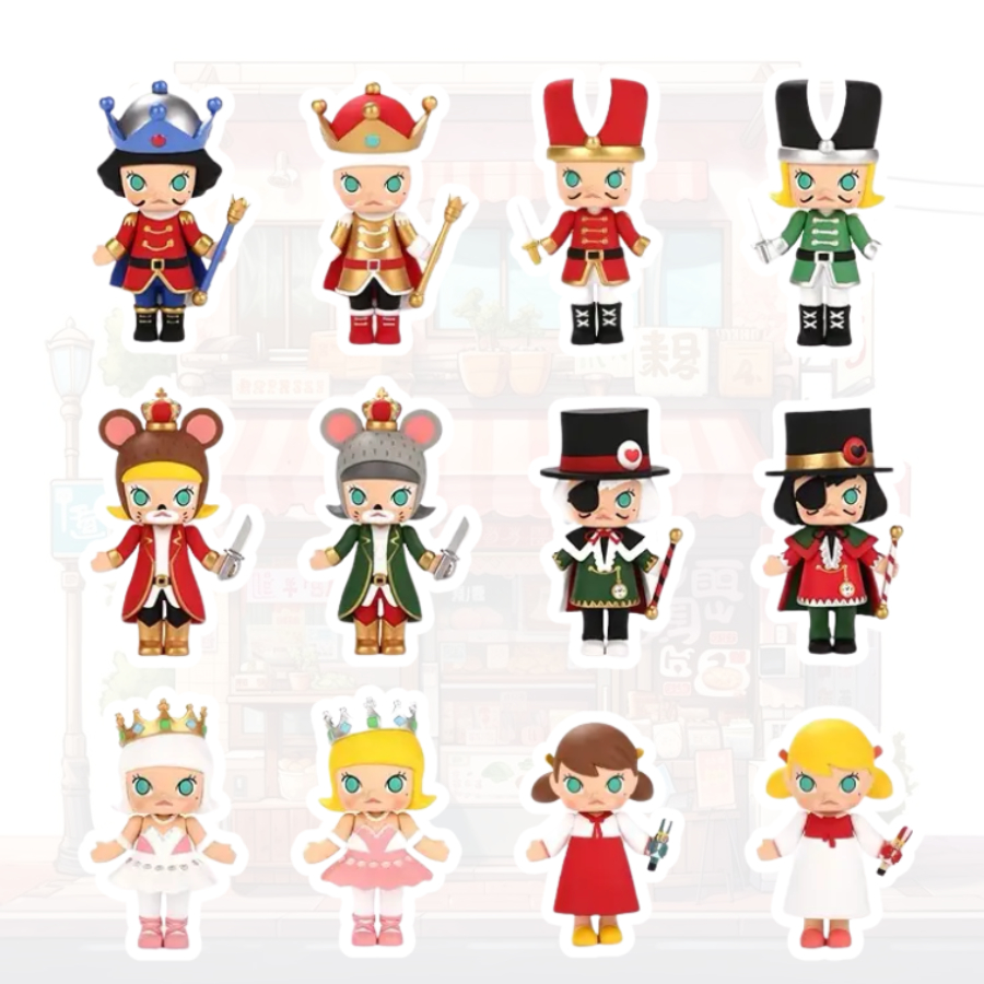 Set Hình Dán MOLLY NUTCRACKER Trang Trí Sách Sổ Tay Dễ Thương