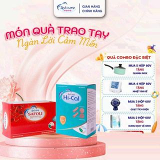 Sắt Hữu Cơ Avisure Safoli và Canxi Avisure Hical Chính Hãng Cho Phụ Nữ Mang Thai và Cho Con Bú