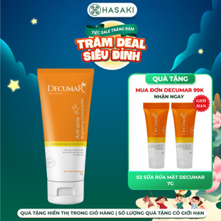 Sữa Rửa Mặt Decumar Sạch Sâu Dịu Nhẹ, Sáng Da Ngừa Mụn 50g Hasaki Sản Phẩm Chính Hãng