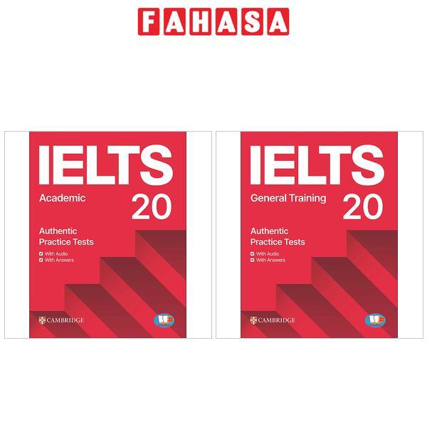 Sách Cambridge IELTS 20 - Academic - General Training With Audio + Answers (Savina)