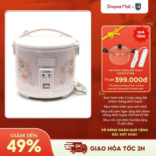 Nồi cơm điện Tiger JNP-1000 - Dung tích 1 lít - Sản xuất tại Nhật Bản - Điện 220V - Bảo hành 1 năm 