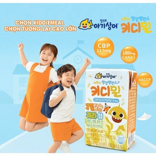 [Lẻ 1 hộp] Sữa Hạt Kiddiemeal Pinkfong Hàn Quốc Cho Bé Từ 1 Tuổi