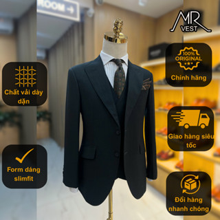  Bộ Suit nam cao cấp xanh rêu đậm MRV671 