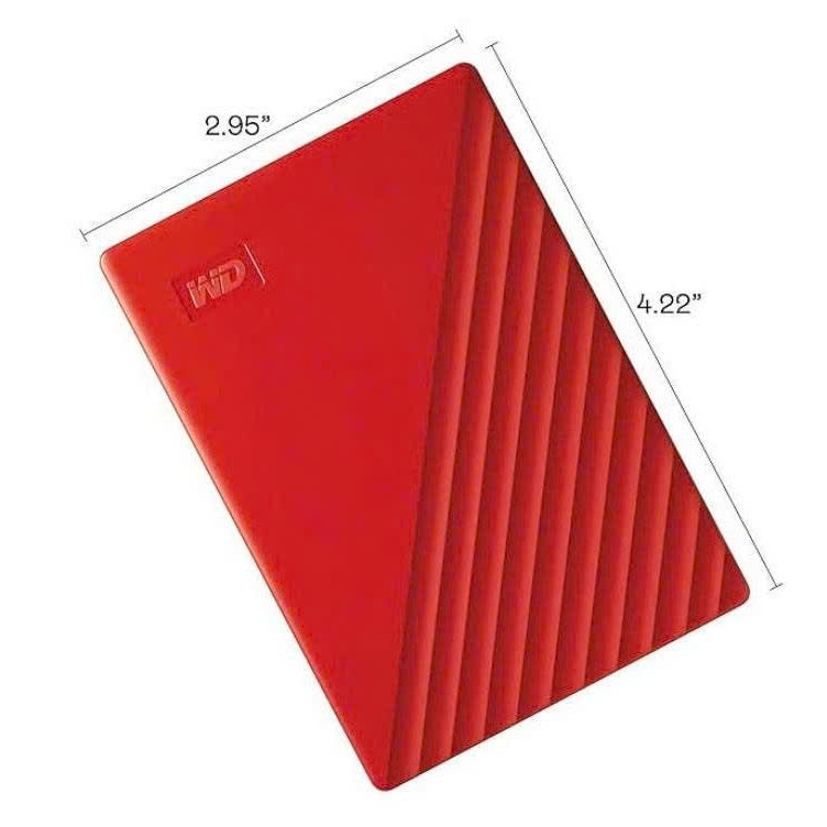 Ổ cứng di động HDD 1TB WD My PassPort WDBYVG0010BRD-WESN (Đỏ)