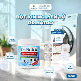 Bột Ion Dr.Natro Tẩy Trắng Quần Áo, Vệ Sinh Lồng Máy Giặt, Khử Mùi, Diệt Khuẩn Tặng 1 Chai Tẩy Rửa