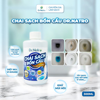 Chai Sạch Bồn Cầu Dr.Natro Siêu Sạch Kháng Khuẩn, Tẩy Vết Ố Vàng, Khử Mùi 300ml