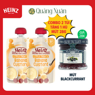   HSD: 09 2026  Túi Custard Chuối HEINZ 120g   váng sữa Heinz  