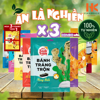  Combo 30 Tặng 1- 30 Gói Bánh Tráng Miss Mix 9 Vị Trọng Lượng 20-23 Gram Ăn là ghiền,Gói nhỏ xinh vị đậm đà 