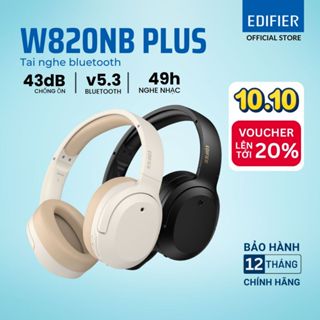 Tai nghe Edifier W820NB Plus Bluetooth chụp tai | Hires Audio chuẩn LDAC Chống ồn chủ động Gaming | Bảo hành 12 tháng