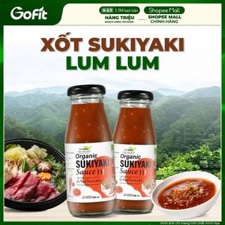  Sốt Sukiyaki Hữu Cơ Lumlum 200ml - Làm Nước Chấm Thêm Vào Món Lẩu Món Nướng 