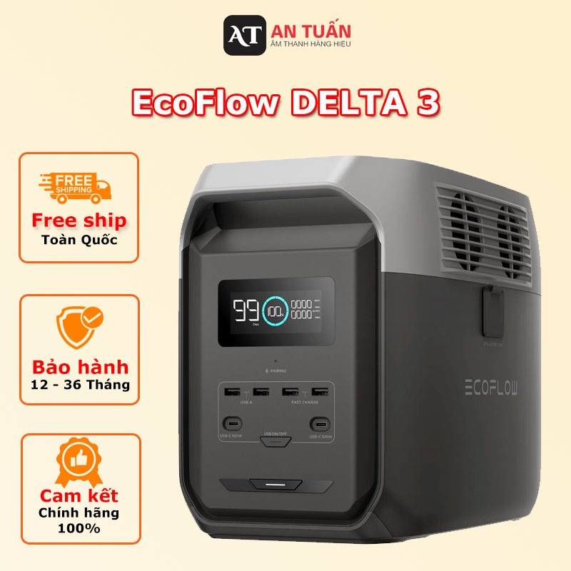 Trạm EcoFlow DELTA 3 ( Hàng Chính Hãng )