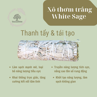  Bó Xô thơm  Sage - Soul Garden thanh tẩy nhà cửa và thu hút may mắn 