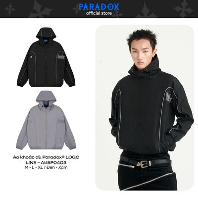 Áo khoác gió có nón LOGO LINE Chất dù PARADOX AK5P0403