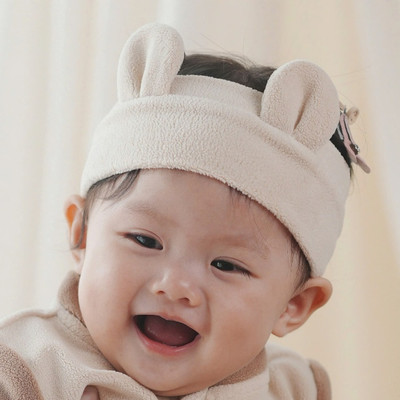 Băng Đô Tai Gấu Nỉ Lông COOKIE Từ 0 Đến 12 Tháng 2025