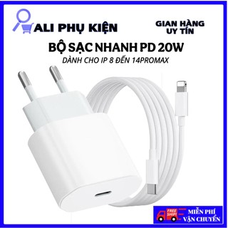  Bộ Sạc Nhanh Củ Sạc Nhanh PD 20W EU Dành Cho ip Sạc Nhanh Không Nóng Máy 