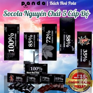     SỈ 28K    Socola Thanh Đen Đắng Ít Đường Nguyên Chất 5 Cấp Độ Hộp 120gram 24 Thanh 