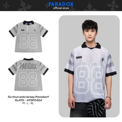 Áo thun polo jersey SLATE vải mesh AT5P0424