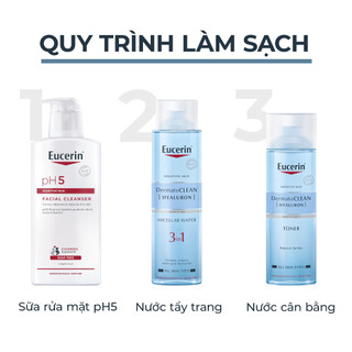 Nước tẩy trang dịu nhẹ cho da nhạy cảm Eucerin DermatoCLEAN Micellar 400ml