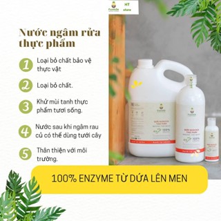 Nước Ngâm Rửa Thực Phẩm Fuwa3e Làm Sạch Thực Phẩm Khử Mùi Thuốc Sâu Chất Bẩn 3.8L