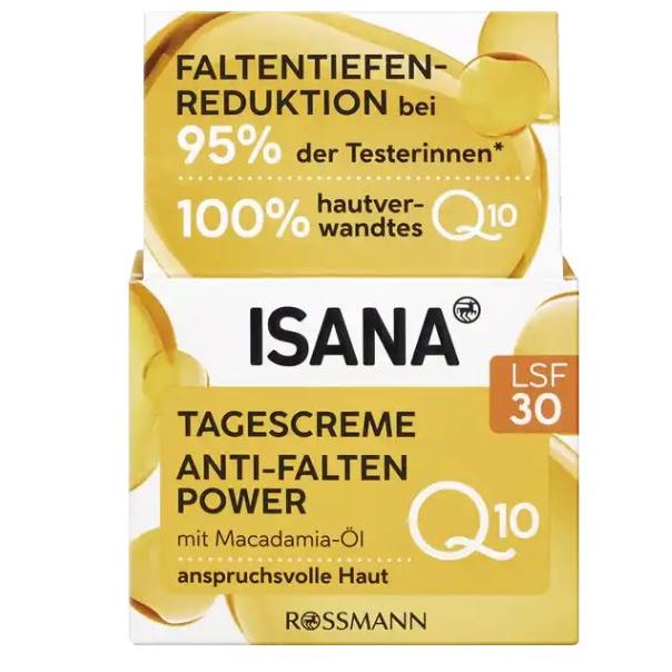 Hàng Đức, hũ 50ml Kem dưỡng da Isana q10