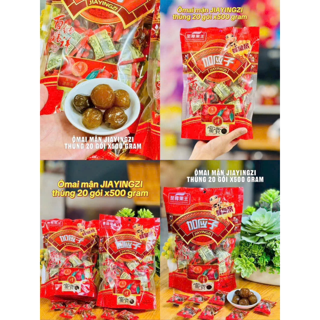 Ô mai mận Jiayingzi 49k/ gói 500g