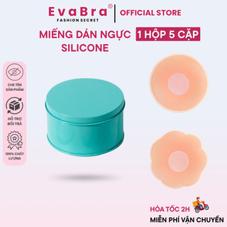  Miếng Dán Ngực Silicon Trong Suốt Che Nhũ Hoa Siêu Mỏng Tái Sử Dụng Nhiều Lần EvaBra 999 