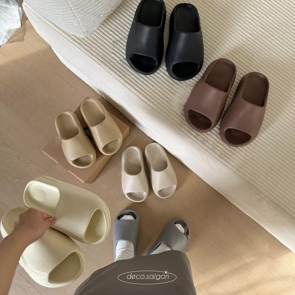 [Giảm một cỡ] Dép đế bánh mì chống trượt cao cấp, đế dày 5cm Nhẹ thoáng chống nước  Co giãn êm chân