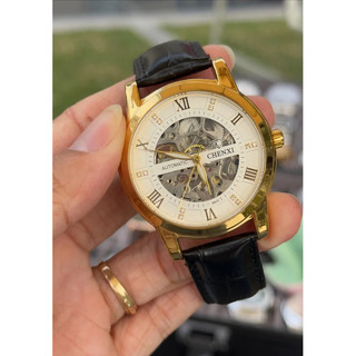 Đồng hồ CHENXI cơ lộ máy, chống nước tốt, bảo hành 12 tháng - CX 8802