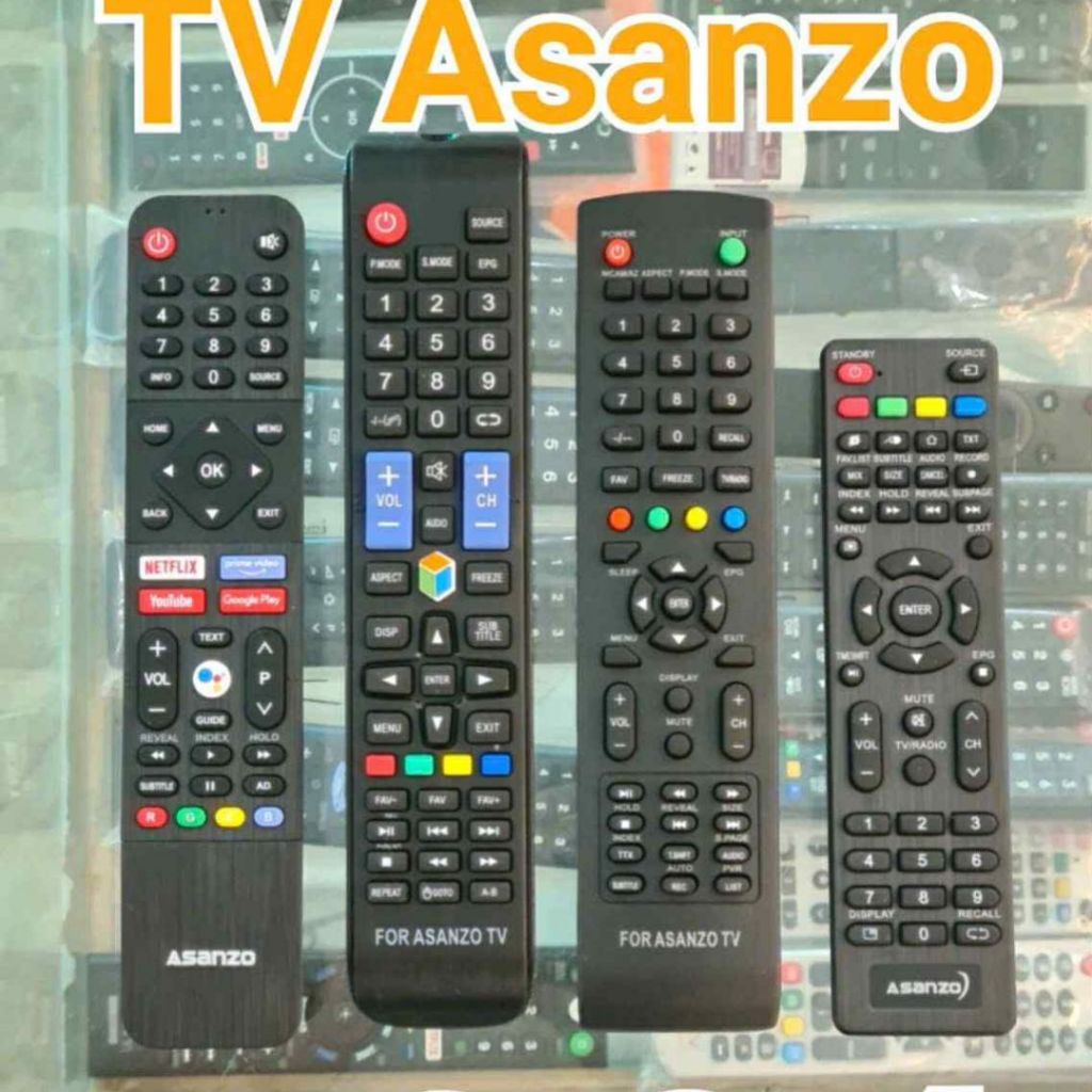 Điều khiển tivi Asanzo chính hãng – Remote Asanzo tương thích mọi dòng tivi Asanzo