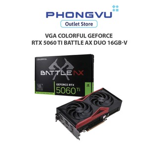  Card màn hình  VGA Colorful GeForce RTX 5060 Ti Battle AX DUO 16GB-V - Bảo hành 36 tháng 
