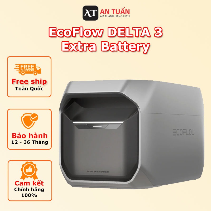 Trạm EcoFlow DELTA 3 Extra Battery