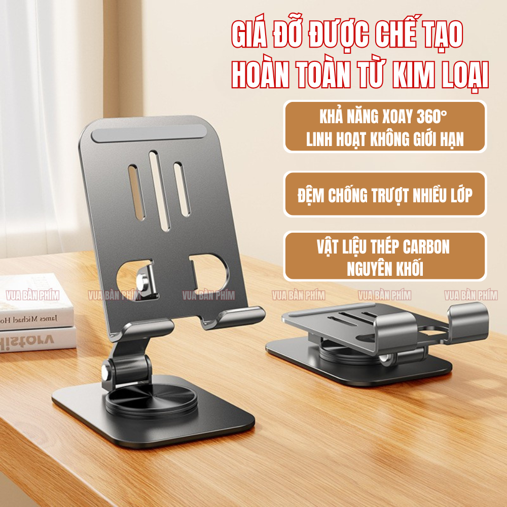 Giá đỡ điện thoại ,ipad đa năng,hợp kim nhôm,chắc chắn ,chống trượt, gấp gọn dùng để xem video, livestream, quay phim | BigBuy360 - bigbuy360.vn