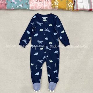 Body sleep Cotton Khoá Kéo 2 Chiều Full tất  xuất dư Cho bé trai bé gái 3M chất 100% cotton