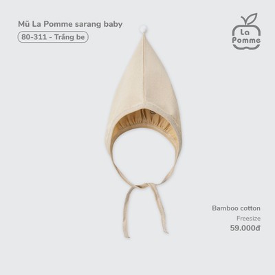 Mũ La Pomme sarang baby - Sợi Bamboo Cotton mềm mại, hỗ trợ kháng khuẩn – Bé trai