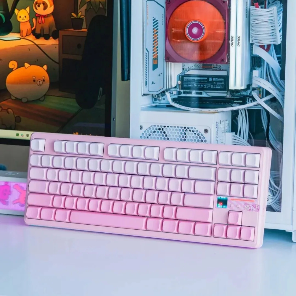 Bàn phím cơ AULA F87 Pro V2 - Pin 120000 - LED RGB- Layout TKL- Hotswap 5 Pin - Có app Macro - | BigBuy360 - bigbuy360.vn