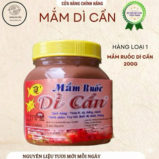 Mắm Ruốc Dì Cẩn Đà Nẵng Chính Gốc Hũ 200g