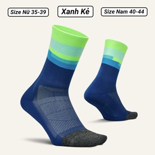  Tất Pickleball vớ thể thao nam nữ chơi Tennis Chạy bộ Cầu lông. Vớ cổ cao dệt kim chất liệu 83% cotton - Tất Bubi Sport 