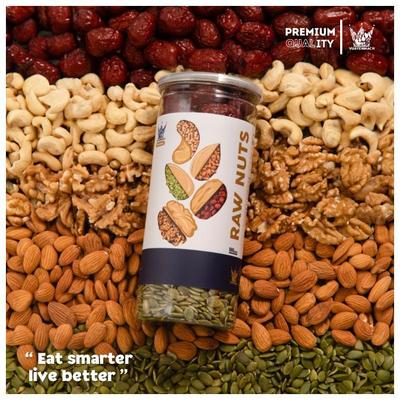 [Hộp Raw Mix 5 Loại Hạt 500g] – Bổ sung dinh dưỡng toàn diện, ăn vặt lành mạnh – làm sữa, topping, salad