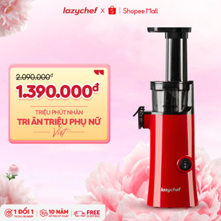 Máy Ép Chậm Lazychef 130W  - Máy Làm Kem Hoa Quả siêu mịn, Máy Ép Trái Cây, Công Nghệ Ép Lạnh