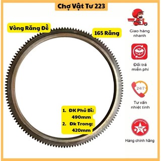 🎁Vòng răng đề 165 răng, dùng độ chế cho máy D, máy nổ hiệu Jiangdong, Dongfong