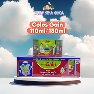 (Mẫu mới)Sữa pha sẵn Colos Gain 110ml/180ml (thùng 48 hộp)