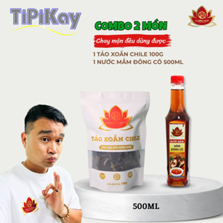 Combo Nấu Ăn Tại Nhà Tảo Xoắn Chile 100g + Nước Mắm Chay 500ml