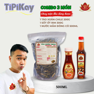 Combo Tảo Xoắn Chile 200g + Nước Mắm Đông Cô 500ml + Sốt Ớt Rim 300g - TiPiKay Shop