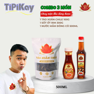 Combo Tảo Xoắn Chile 100g + Nước Mắm Đông Cô 500ml + Sốt Ớt Rim Hương Quê 300g - TiPiKay Shop