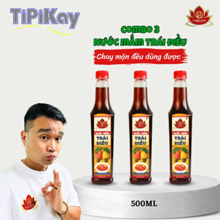 Combo 3 Chai Nước Mắm TráI Điều 500ml - Gia Vị Chay Thơm Ngon - Tipikayshop