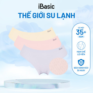 Combo 3 Quần lót su nữ lưng vừa không đường may iBasic phom hipster lỗ thoáng khí PANW162