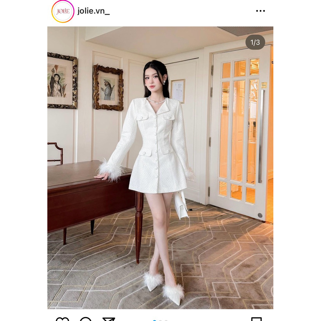 Váy dạ tweed Jolie.vn